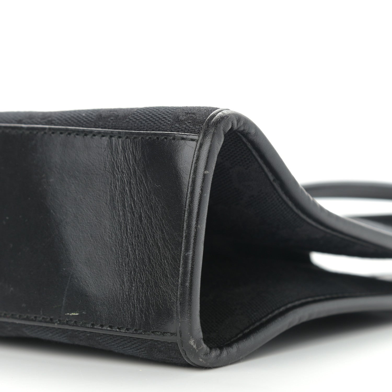 Gucci Monogram Bardot Shoulder Bag Black 10 of 12