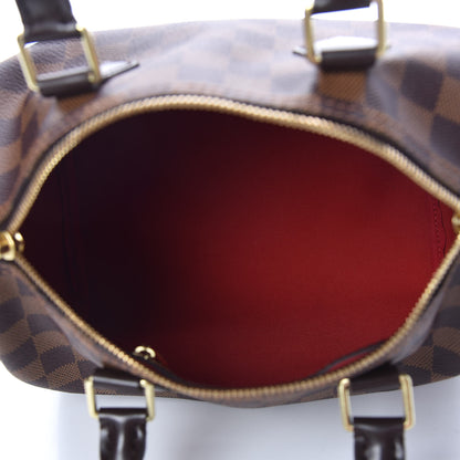 Louis Vuitton Damier Ebene Speedy Bandouliere 25 7 of 11