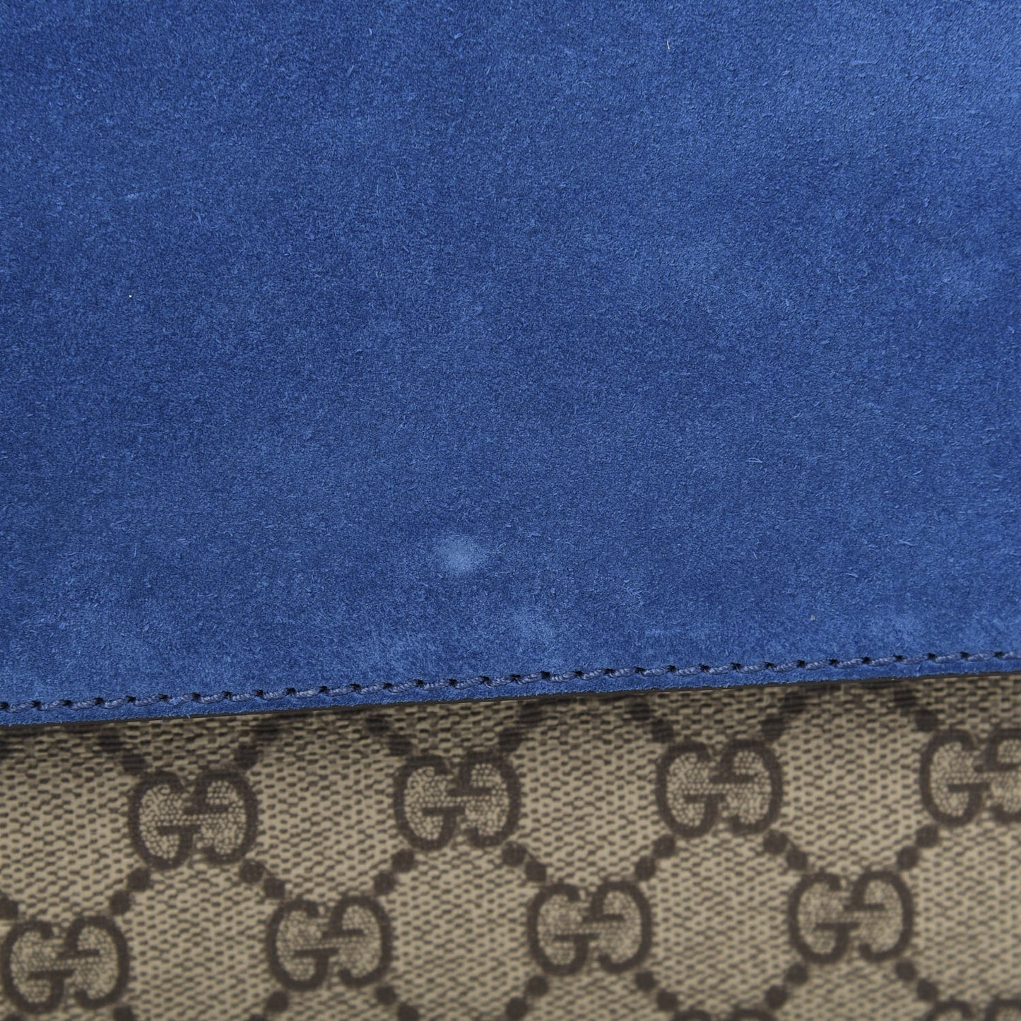 GG Supreme Monogram Medium Dionysus Shoulder Bag Blue