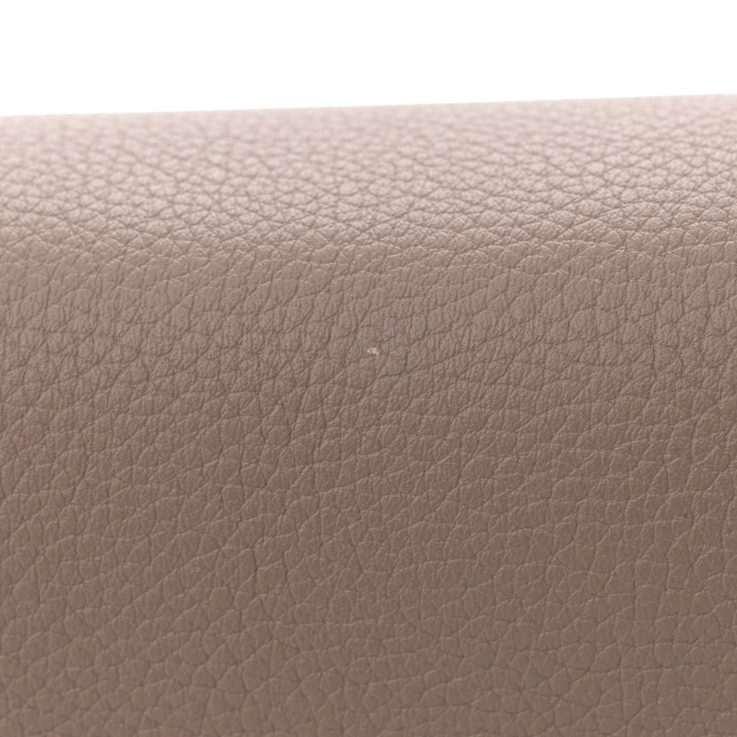 Soft Calfskin Lockme II Top Handle Taupe Glace