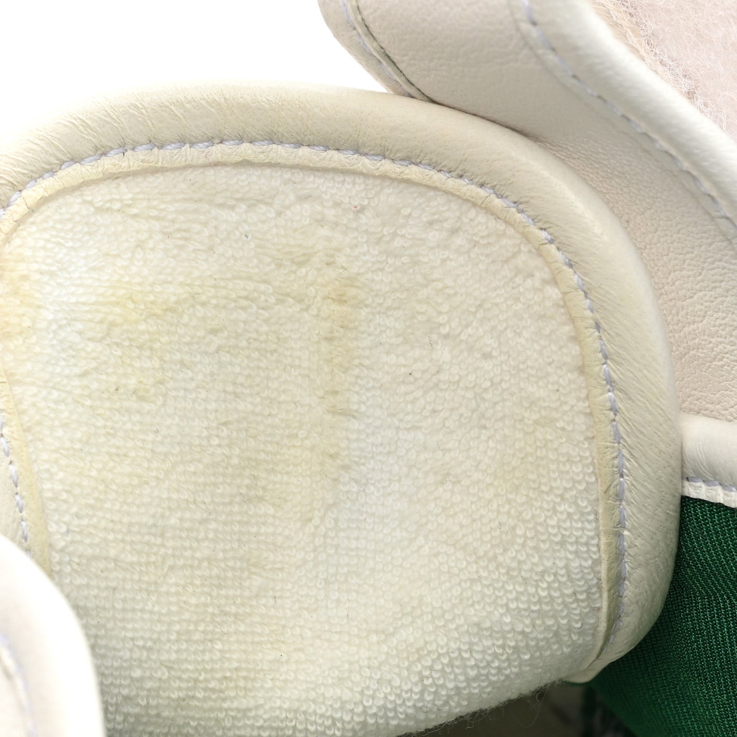 Gucci Glamour Glove Calfskin Web Womens 1977 Tennis Velcro Strap Sneakers 38 Great White 8 of 13