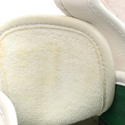 Gucci Glamour Glove Calfskin Web Womens 1977 Tennis Velcro Strap Sneakers 38 Great White 8 of 13
