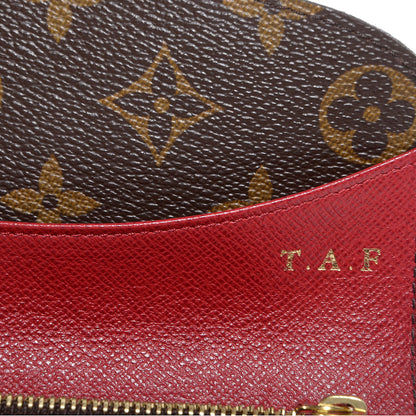 Louis Vuitton Monogram Emilie Wallet Red 13 of 27