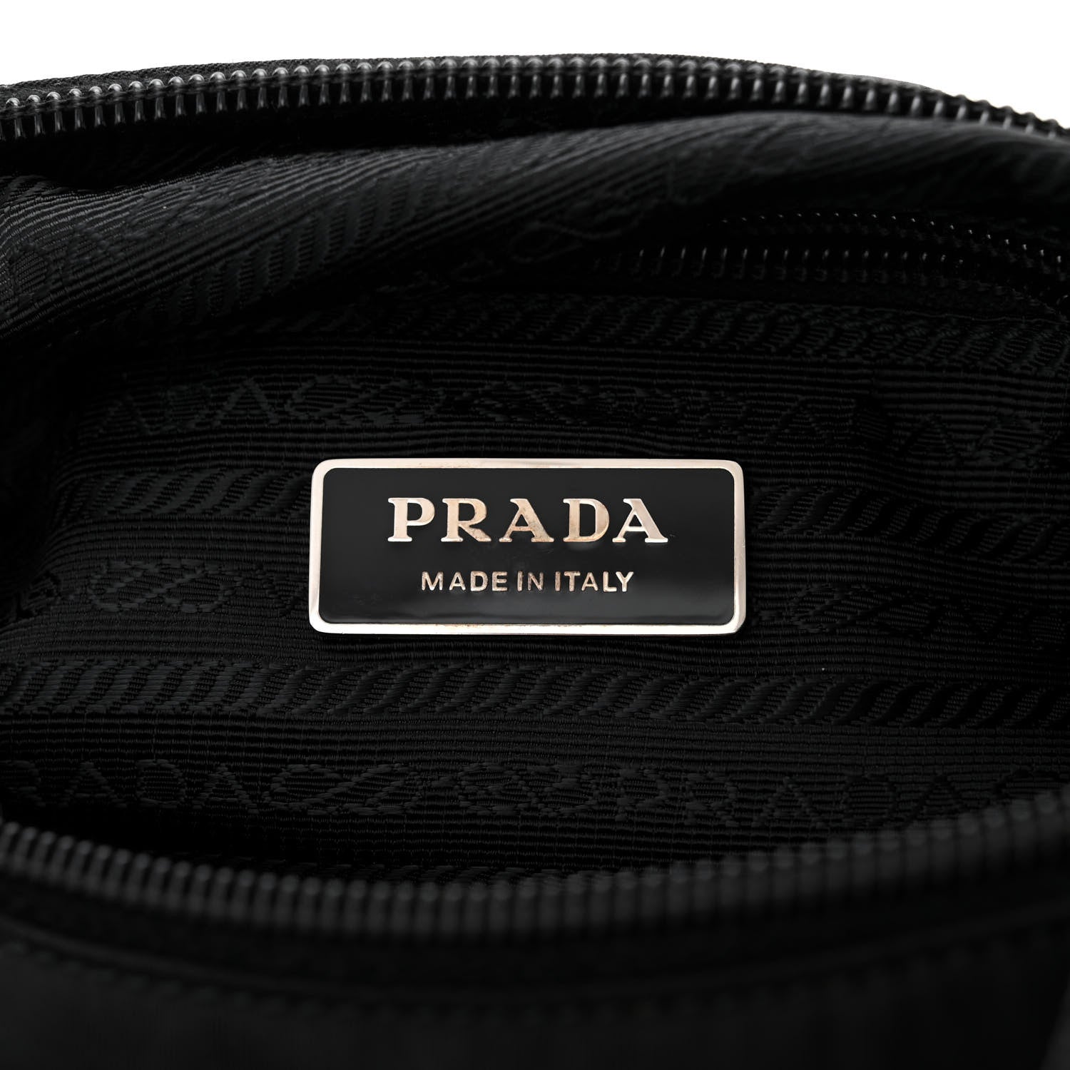 Prada Nylon Vela Sling Messenger Bag Black 6 of 10