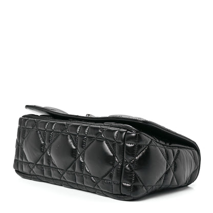 Christian Dior Calfskin Macrocannage Medium Caro Bag Black 9 of 11