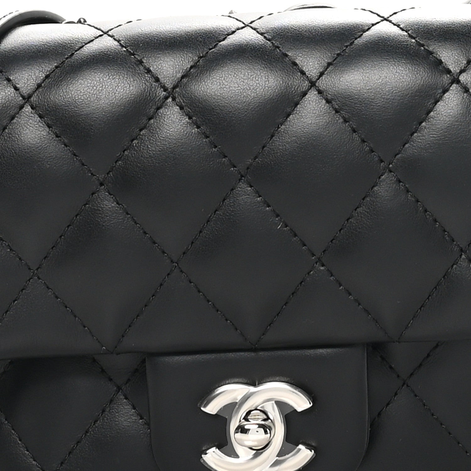 Chanel Calfskin Quilted CC Uniform Flap Belt Bag Black 8 of 11