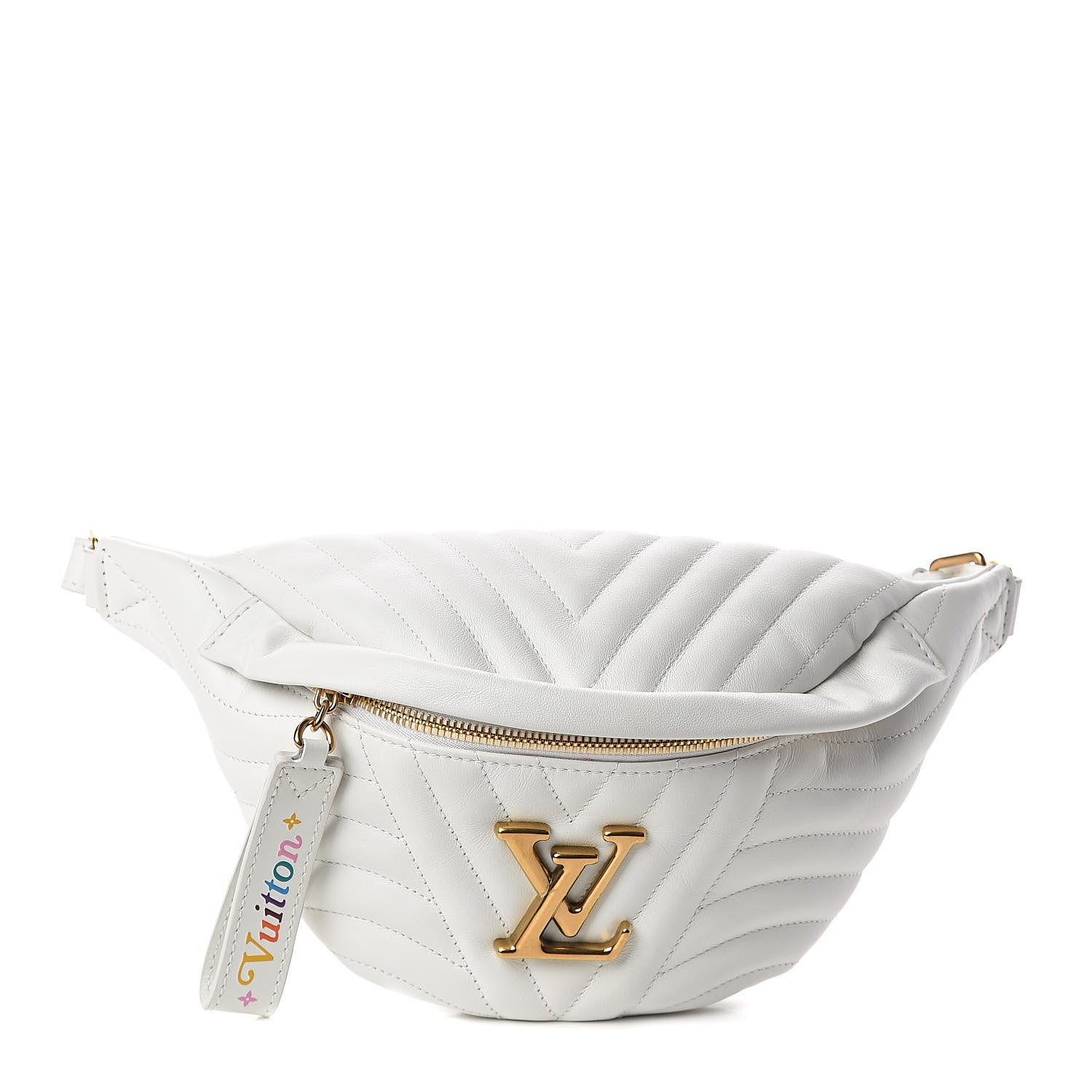 Louis Vuitton Calfskin New Wave Bumbag Snow 1 of 10