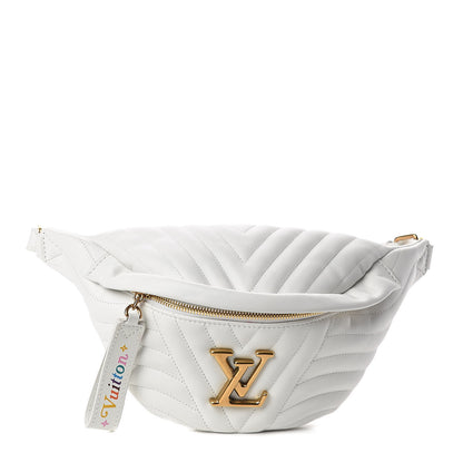 Louis Vuitton Calfskin New Wave Bumbag Snow 1 of 10