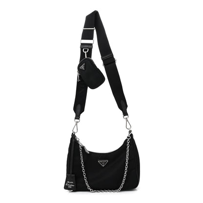Prada Nylon Re-Edition 2005 Shoulder Bag Black 1 of 11