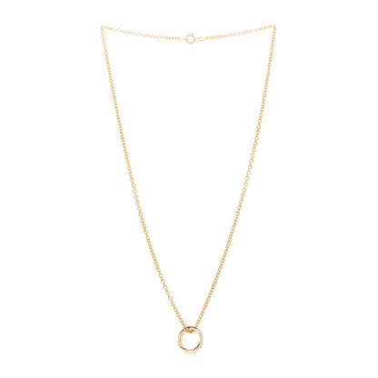 Cartier 18K Pink Yellow White Gold Baby Trinity Pendant Necklace 4 of 6