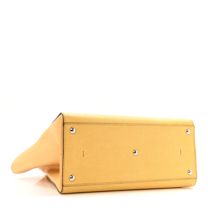 Fendi Vitello Elite Flamingo Large 3Jours Tote Giallo Alchemy 4 of 16