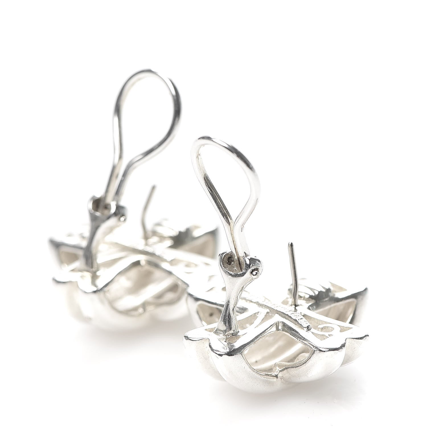 Tiffany Sterling Silver Signature X Earrings 3 of 6