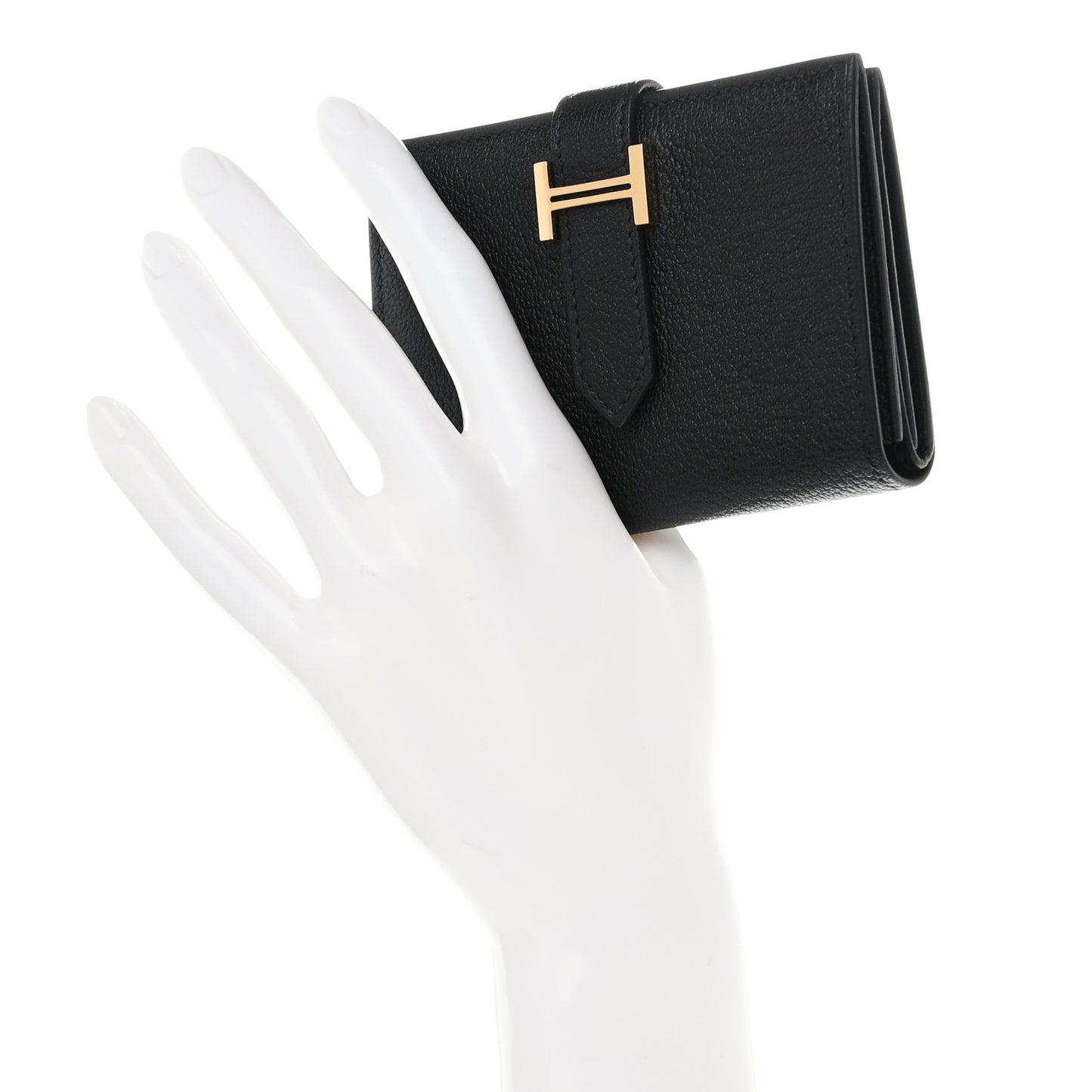 Chevre Mysore Mini Bearn Wallet Black