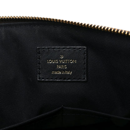 Louis Vuitton Damier Ebene Odeon Tote MM Black 6 of 9