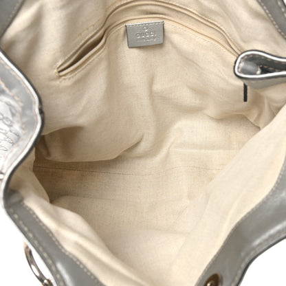 Gucci Guccissima Medium Sukey Tote Silver 5 of 10
