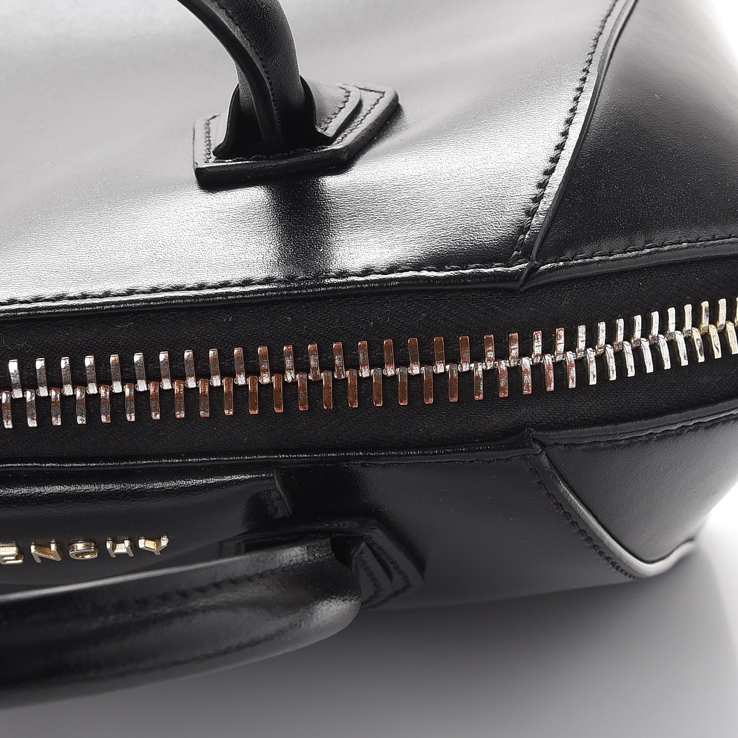 Givenchy Shiny Lord Calfskin Mini Antigona Black 9 of 16