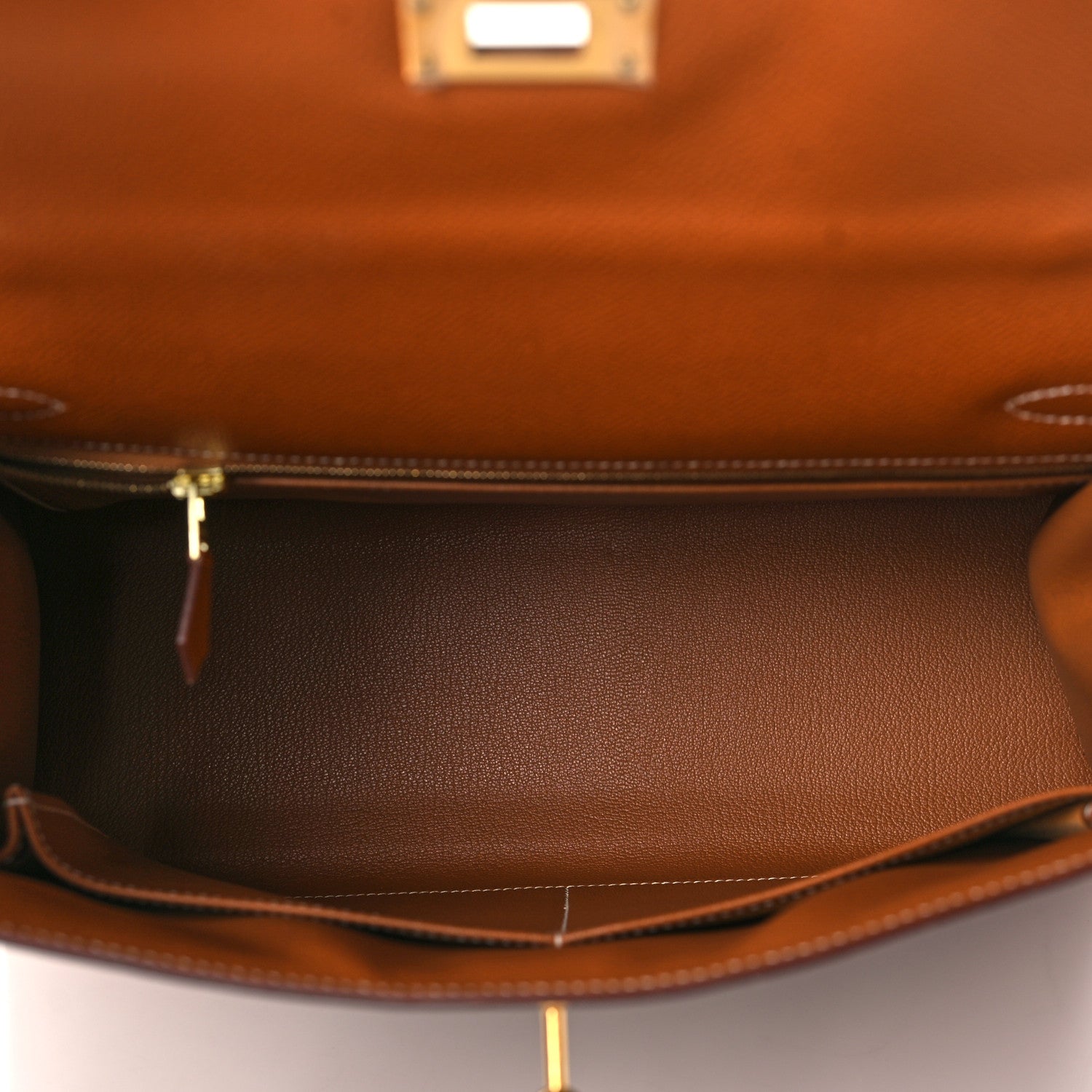 Hermes Epsom Kelly Sellier 32 Gold 5 of 9