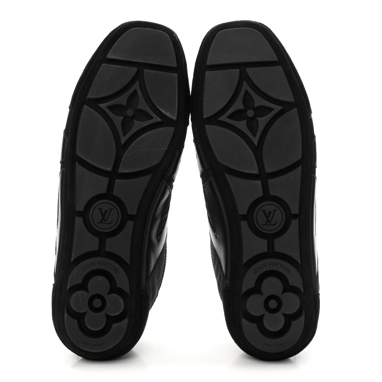 Louis Vuitton Suede Calfskin LV Sneakerina 39.5 Black 6 of 10