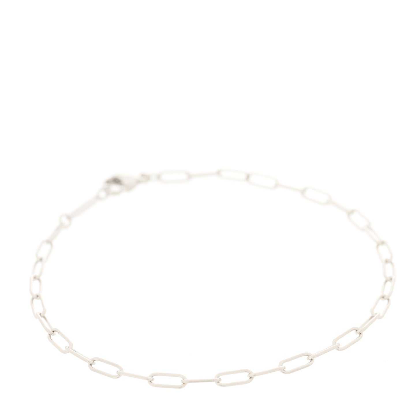 Platinum Chain Link Bracelet