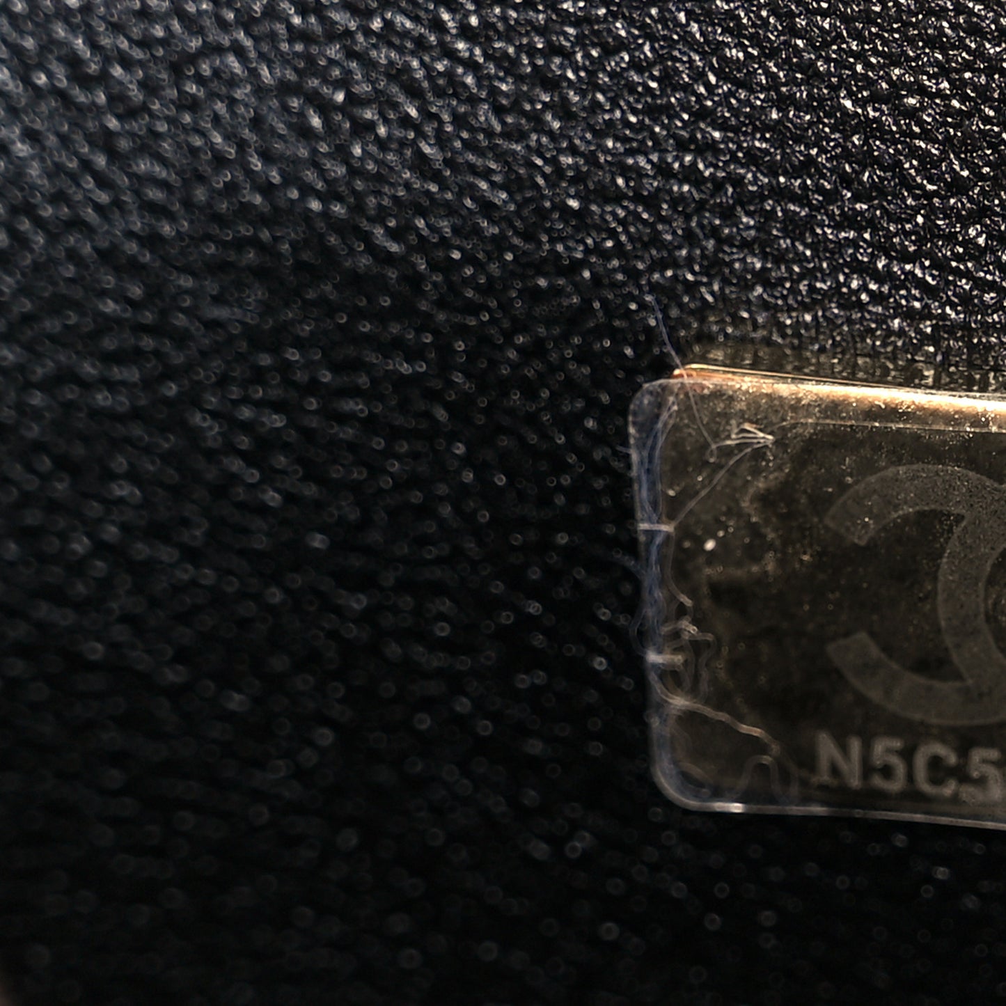 Lambskin Quilted Mini Top Handle Rectangular Flap Black