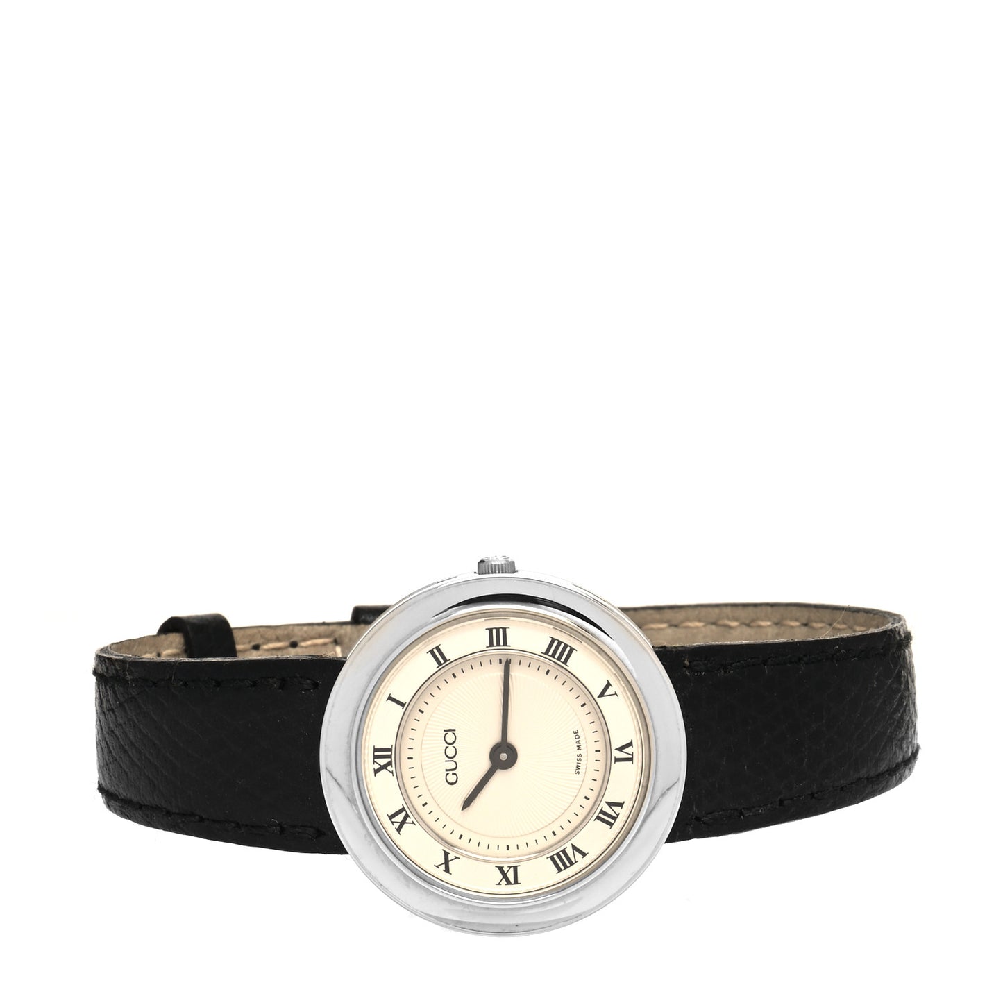 Stainless Steel Lizard 26mm Guccissimo Quartz Watch