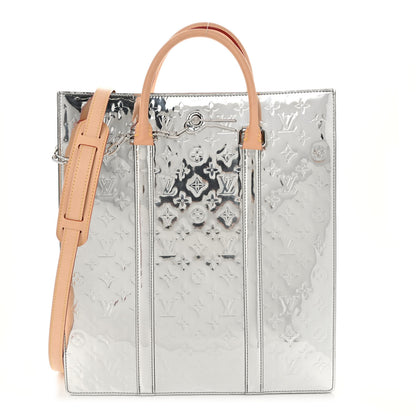 Louis Vuitton Monogram Mirror Sac Plat NM Silver 1 of 8