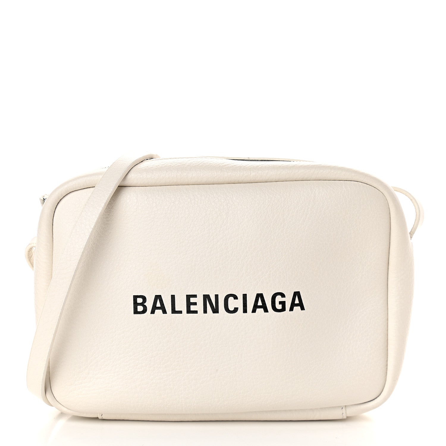Balenciaga Calfskin Logo S Everyday Camera Bag White 1 of 9