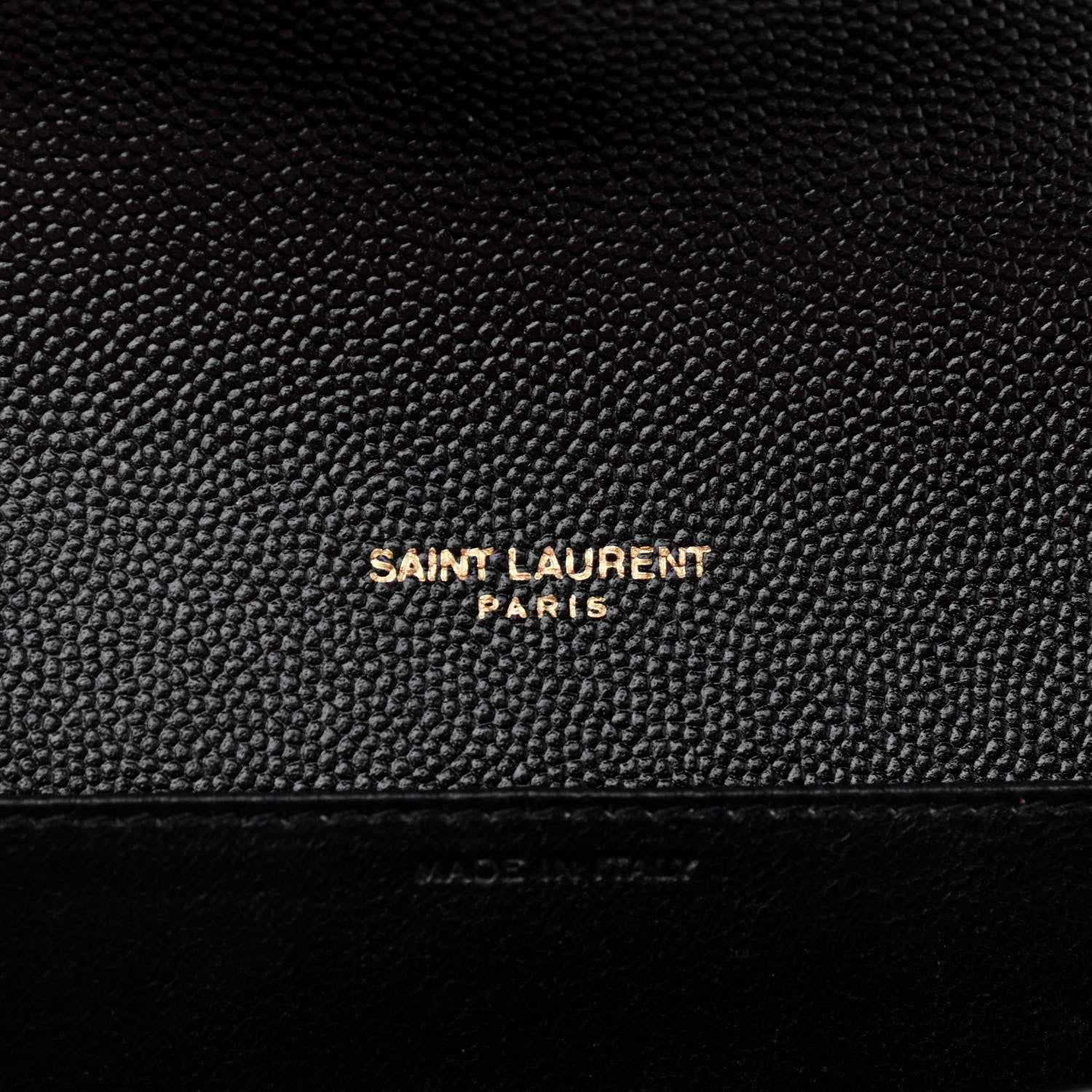 Saint Laurent Grain De Poudre Uptown Chain Wallet Black 7 of 10