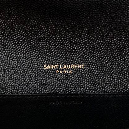 Saint Laurent Grain De Poudre Uptown Chain Wallet Black 7 of 10
