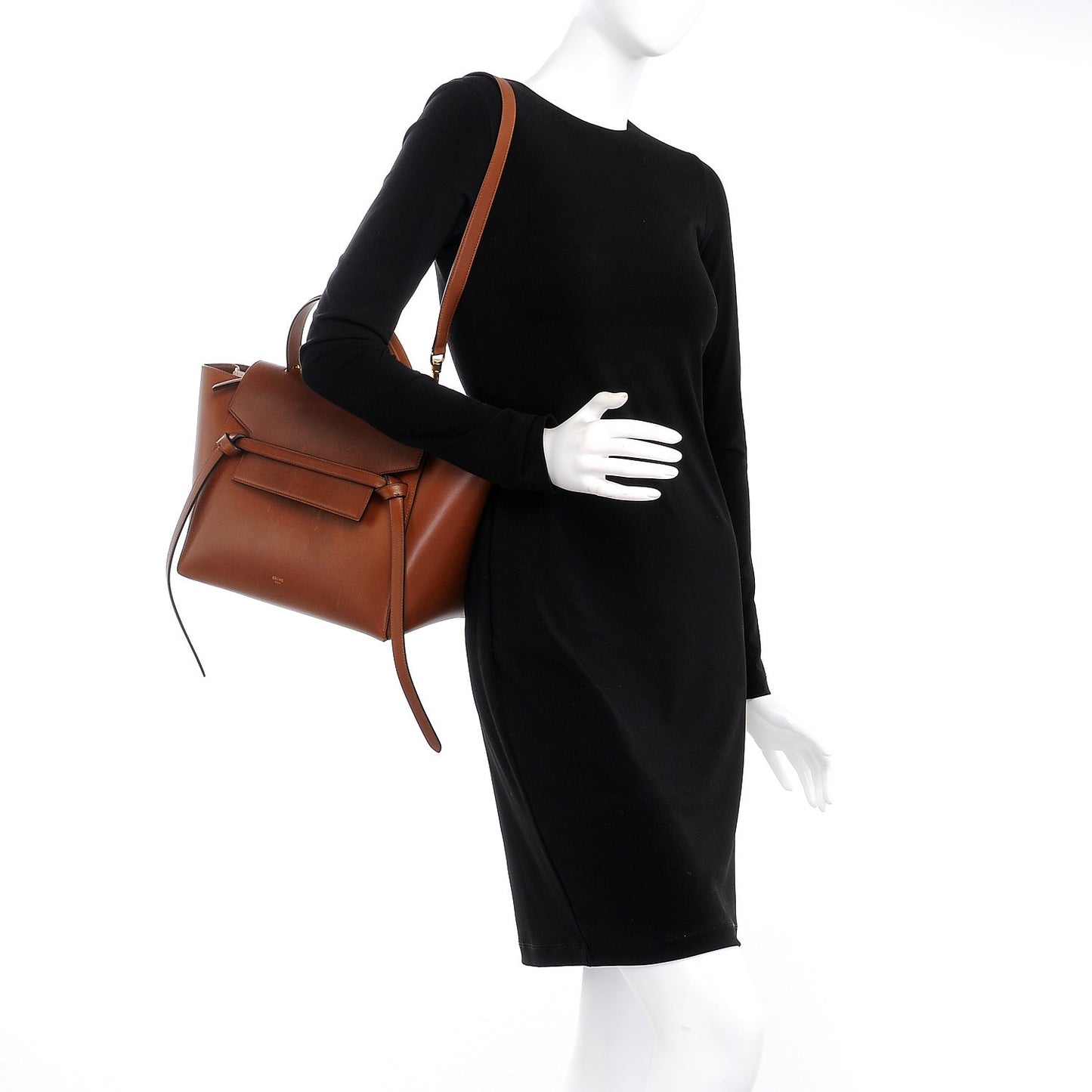 Natural Calfskin Mini Belt Bag Tan