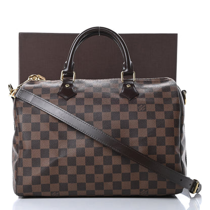 Louis Vuitton Damier Ebene Speedy Bandouliere 30 20 of 20