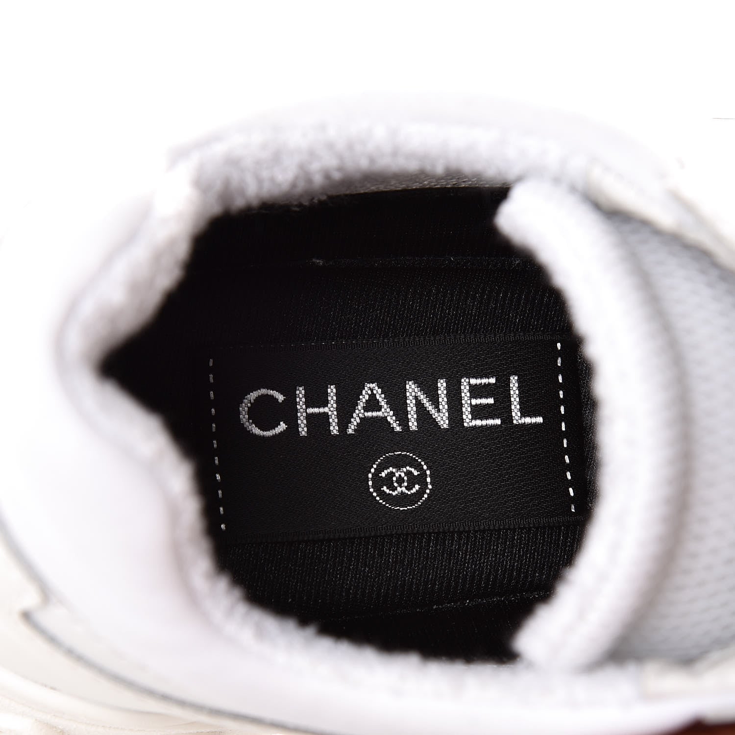 Chanel Calfskin Mesh Sneakers 36 White 9 of 12