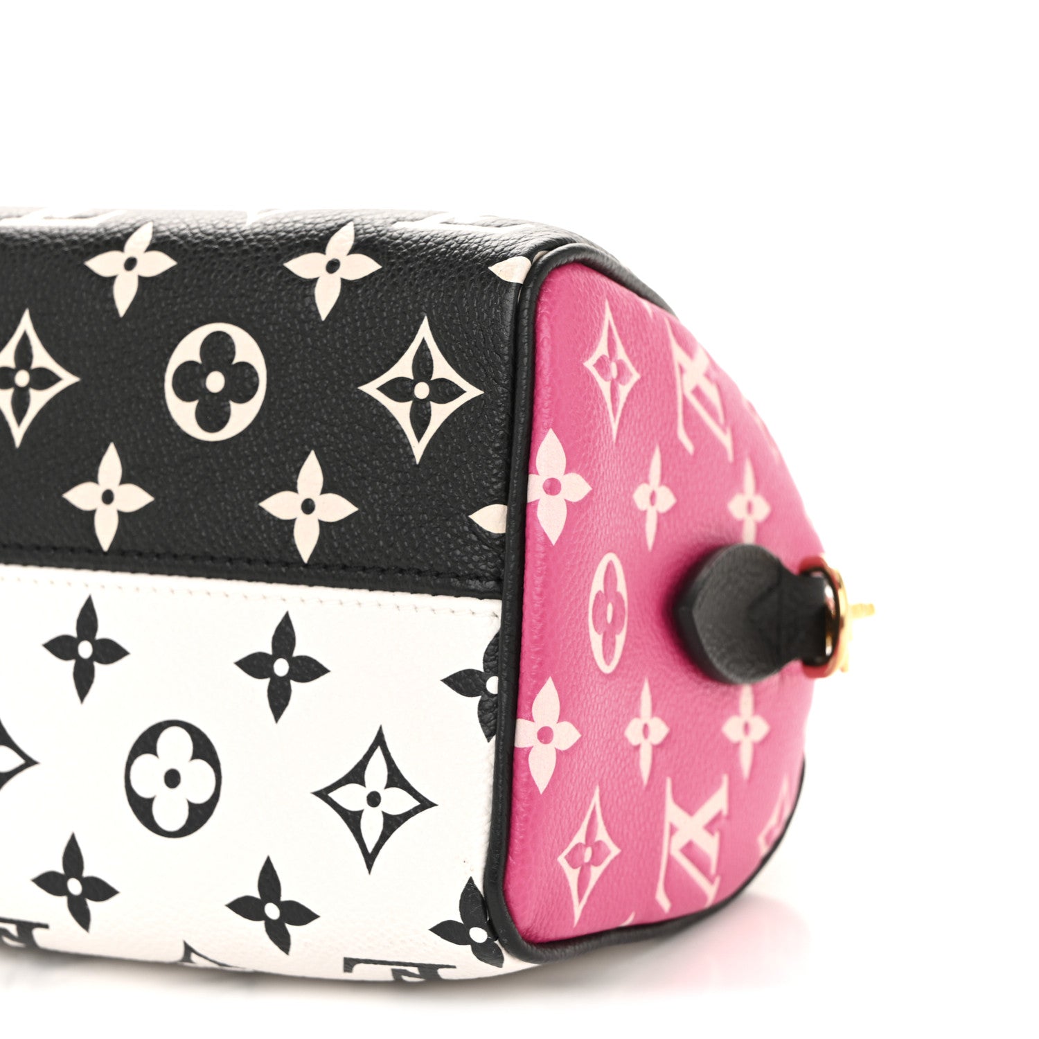 Louis Vuitton Empreinte Monogram Spring in the City Speedy Bandouliere 20 Black White Pink 9 of 11