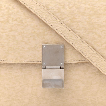 Celine Liege Calfskin Medium Classic Box Flap Bag Cream 10 of 12