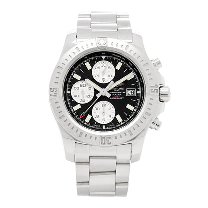 Breitling Stainless Steel 44mm Colt Chronograph Automatic Watch Black A13388 1 of 5