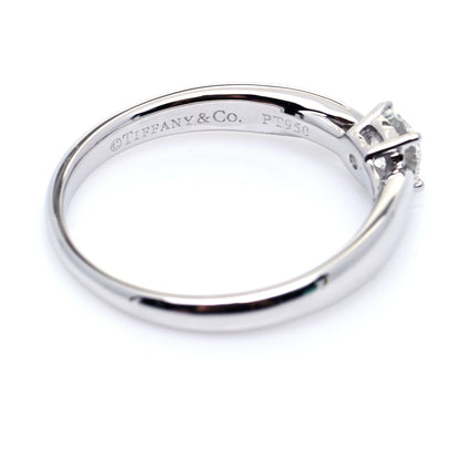 Tiffany Platinum Diamond .29ct Harmony Solitaire Engagement Ring 49 4.75 5 of 8