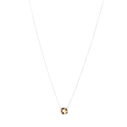 Tiffany Sterling Silver Citrine Sparklers Pendant Necklace 1 of 7