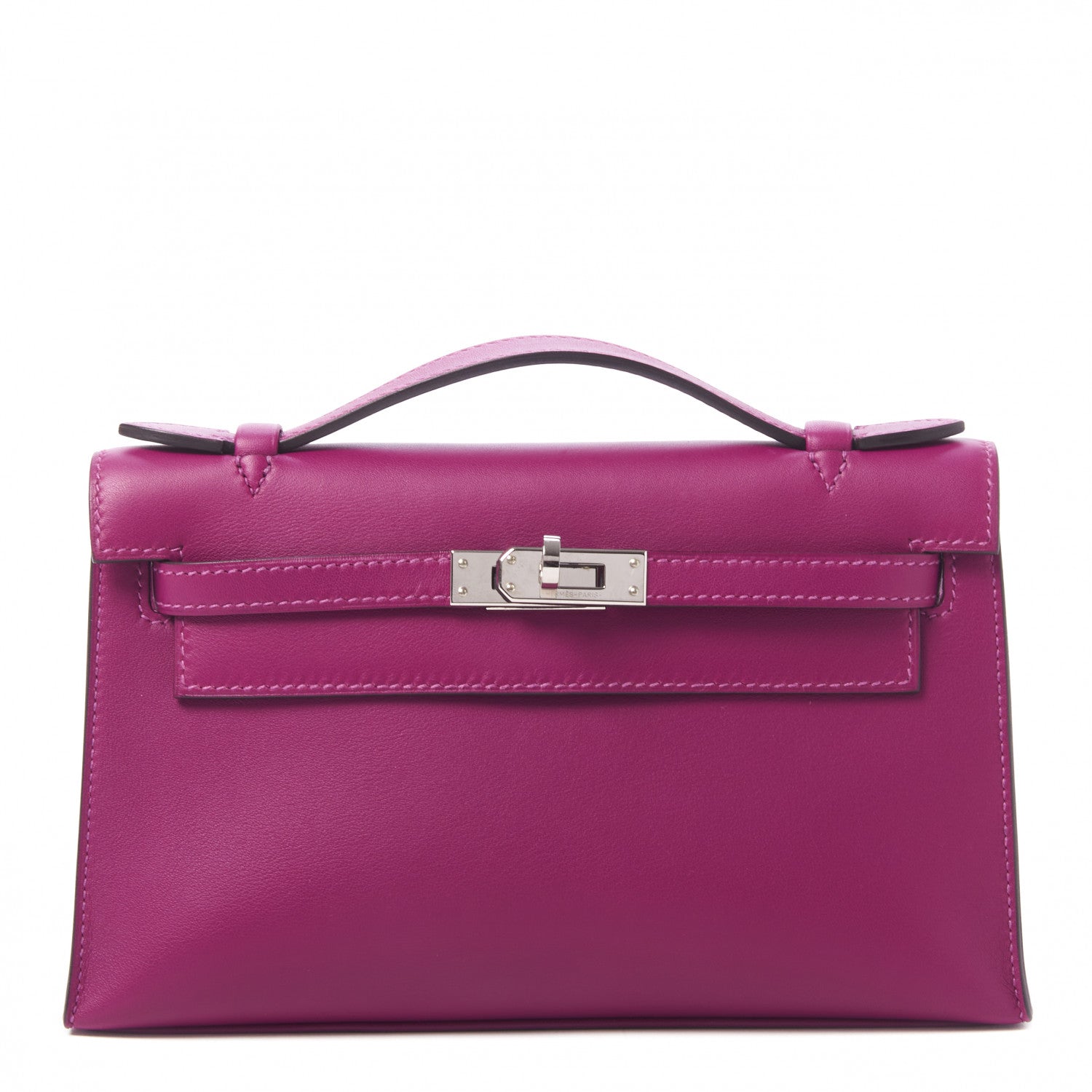 Hermes Swift Kelly Pochette Clutch Anemone 1 of 14