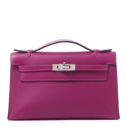 Hermes Swift Kelly Pochette Clutch Anemone 1 of 14