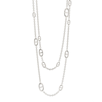 Hermes Sterling Silver Farandole Necklace 160 1 of 4
