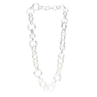 Tiffany Sterling Silver Atlas Link Necklace 3 of 5