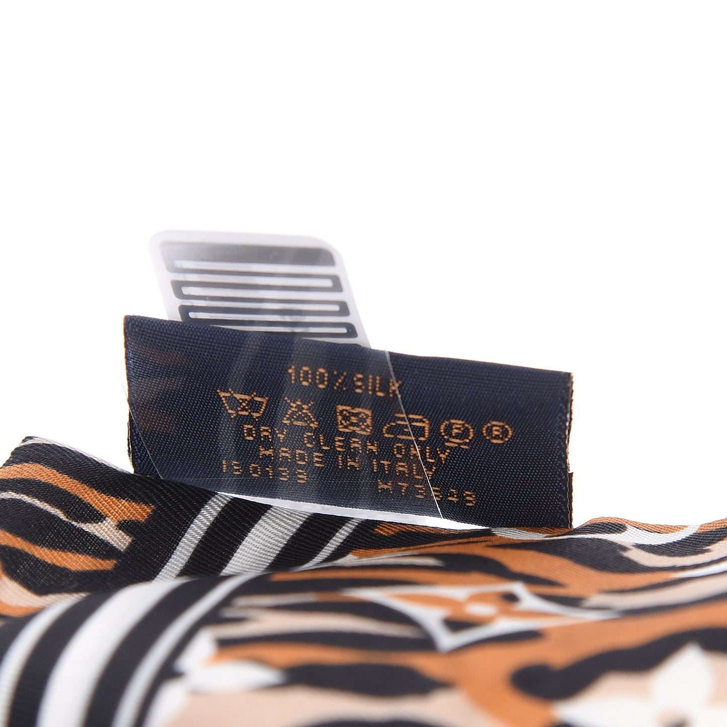 Silk Monogram Giant Jungle Bandeau Ivory