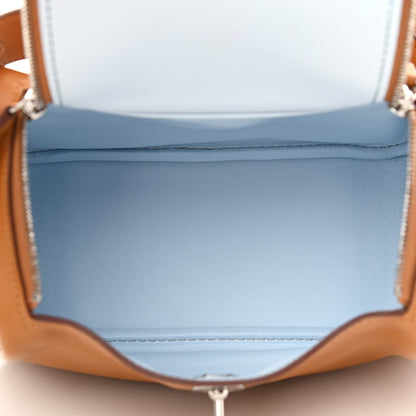 Hermes Swift Verso Mini Lindy 20 Sesame Bleu Brume 5 of 11