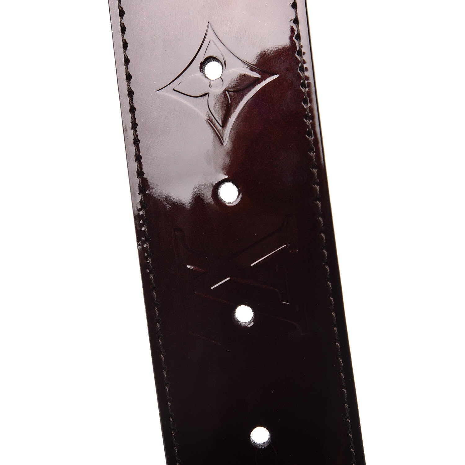 Louis Vuitton Vernis LV Facettes Belt 90 36 Amarante 6 of 10