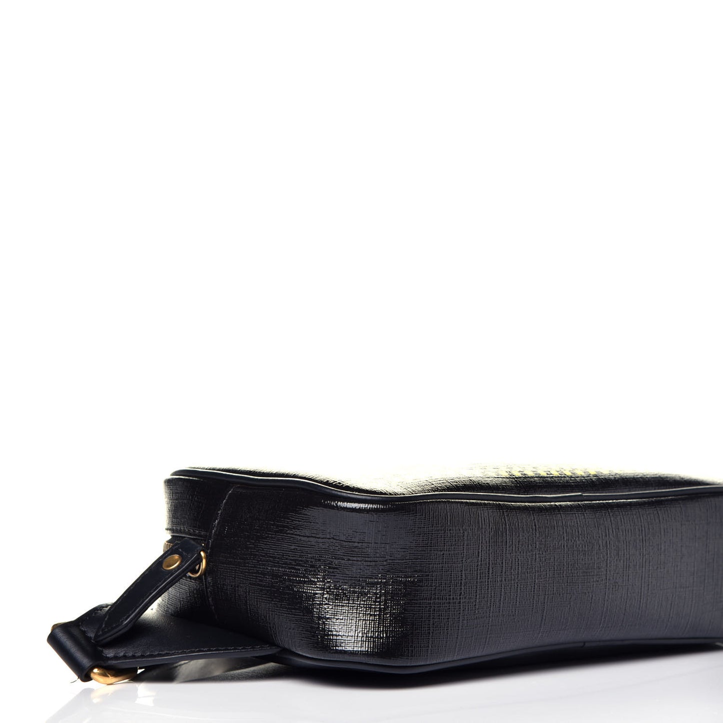 Coated Canvas 90's Logo Belt Bag Black
