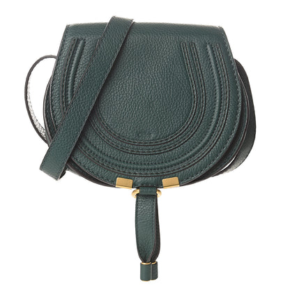 Chloe Calfskin Mini Marcie Round Crossbody Bag Rainforest 1 of 10
