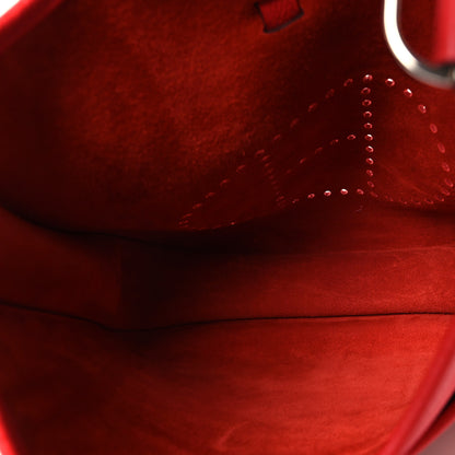 Hermes Taurillon Clemence EVELYNE III PM Rouge de Coeur 5 of 12