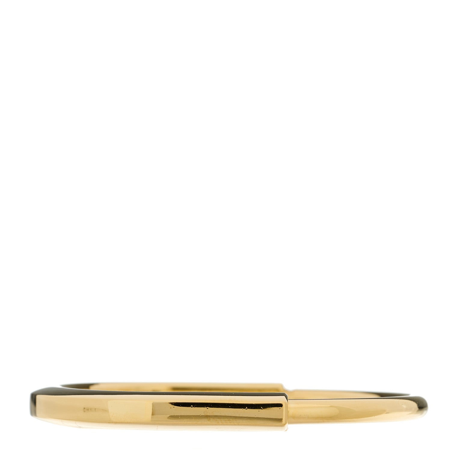 Tiffany 18K Yellow Gold Tiffany Lock Bangle Bracelet 1 of 7