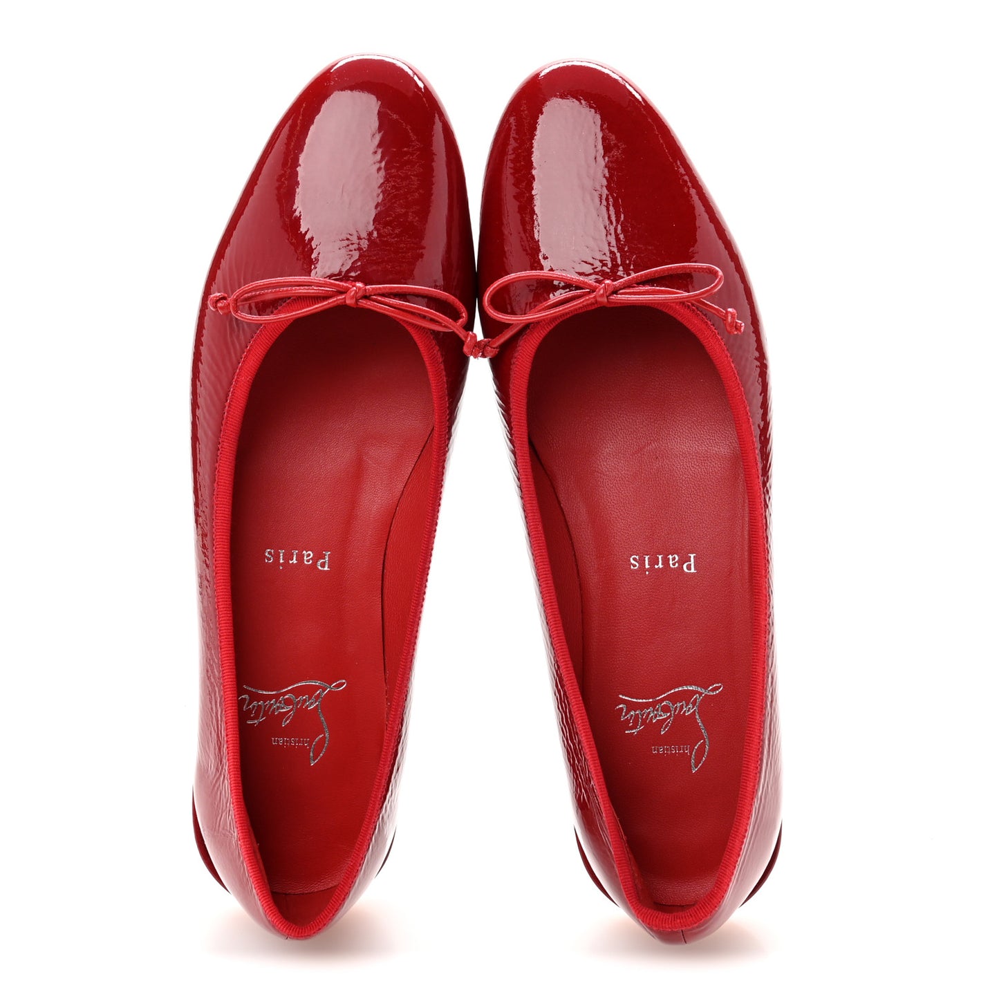 Patent Sweetie Jane Ballerina Flats 38.5 Loubi