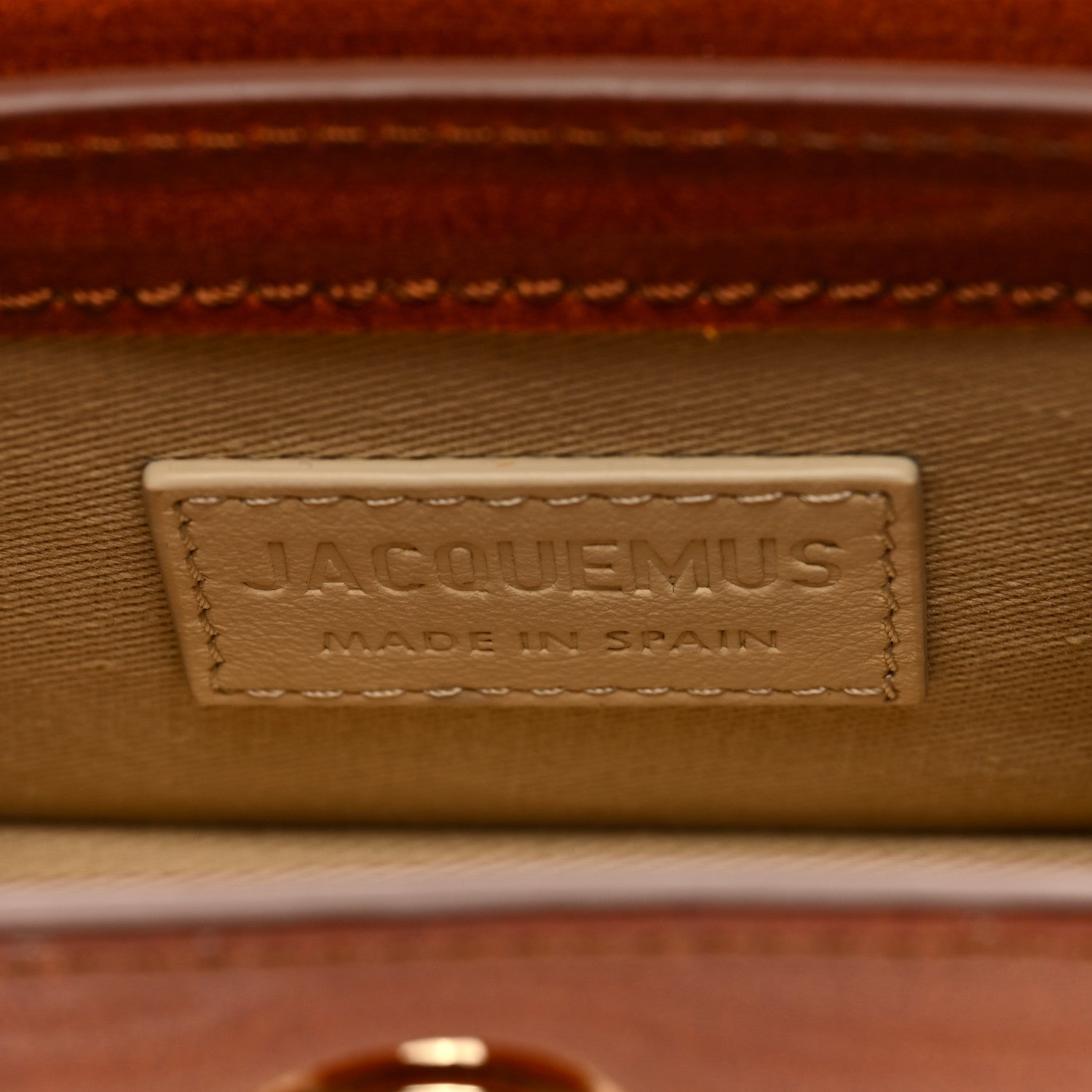 Jacquemus Patent Le Chiquito Shaded Orange 6 of 8